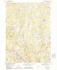 Marlborough Connecticut Historical topographic map, 1:24000 scale, 7.5 X 7.5 Minute, Year 1967
