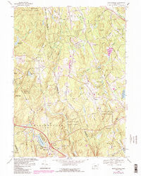 Marlborough Connecticut Historical topographic map, 1:24000 scale, 7.5 X 7.5 Minute, Year 1967