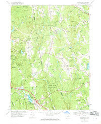 Marlborough Connecticut Historical topographic map, 1:24000 scale, 7.5 X 7.5 Minute, Year 1967
