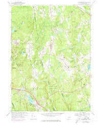 Marlborough Connecticut Historical topographic map, 1:24000 scale, 7.5 X 7.5 Minute, Year 1967
