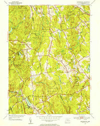 Marlborough Connecticut Historical topographic map, 1:31680 scale, 7.5 X 7.5 Minute, Year 1953