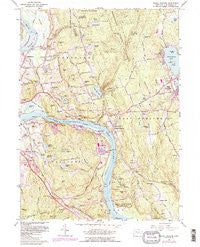 Middle Haddam Connecticut Historical topographic map, 1:24000 scale, 7.5 X 7.5 Minute, Year 1961