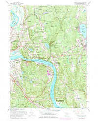 Middle Haddam Connecticut Historical topographic map, 1:24000 scale, 7.5 X 7.5 Minute, Year 1961
