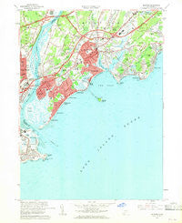 Milford Connecticut Historical topographic map, 1:24000 scale, 7.5 X 7.5 Minute, Year 1960