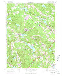 Montville Connecticut Historical topographic map, 1:24000 scale, 7.5 X 7.5 Minute, Year 1958
