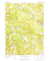 Montville Connecticut Historical topographic map, 1:24000 scale, 7.5 X 7.5 Minute, Year 1958