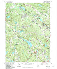 Montville Connecticut Historical topographic map, 1:24000 scale, 7.5 X 7.5 Minute, Year 1983