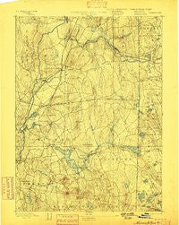Moosup Connecticut Historical topographic map, 1:62500 scale, 15 X 15 Minute, Year 1893