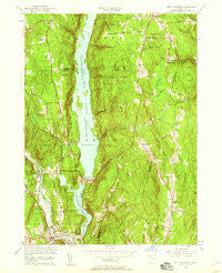 New Hartford Connecticut Historical topographic map, 1:24000 scale, 7.5 X 7.5 Minute, Year 1956