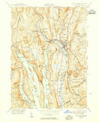 New Milford Connecticut Historical topographic map, 1:31680 scale, 7.5 X 7.5 Minute, Year 1951