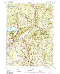 New Preston Connecticut Historical topographic map, 1:24000 scale, 7.5 X 7.5 Minute, Year 1955