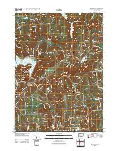 New Preston Connecticut Historical topographic map, 1:24000 scale, 7.5 X 7.5 Minute, Year 2012