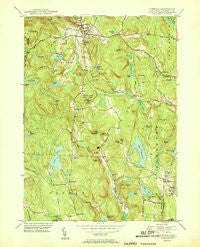 Norfolk Connecticut Historical topographic map, 1:31680 scale, 7.5 X 7.5 Minute, Year 1951