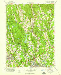 Norwalk North Connecticut Historical topographic map, 1:24000 scale, 7.5 X 7.5 Minute, Year 1951