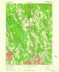 Norwalk North Connecticut Historical topographic map, 1:24000 scale, 7.5 X 7.5 Minute, Year 1960
