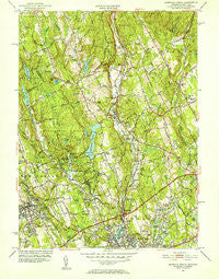 Norwalk North Connecticut Historical topographic map, 1:31680 scale, 7.5 X 7.5 Minute, Year 1951