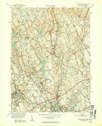 Norwalk North Connecticut Historical topographic map, 1:31680 scale, 7.5 X 7.5 Minute, Year 1951