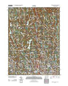 Norwalk North Connecticut Historical topographic map, 1:24000 scale, 7.5 X 7.5 Minute, Year 2012