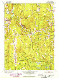 Oneco Connecticut Historical topographic map, 1:31680 scale, 7.5 X 7.5 Minute, Year 1953