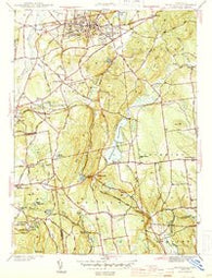 Rockville Connecticut Historical topographic map, 1:31680 scale, 7.5 X 7.5 Minute, Year 1944