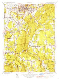 Rockville Connecticut Historical topographic map, 1:31680 scale, 7.5 X 7.5 Minute, Year 1944