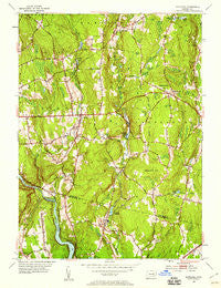 Scotland Connecticut Historical topographic map, 1:24000 scale, 7.5 X 7.5 Minute, Year 1953