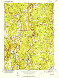 Scotland Connecticut Historical topographic map, 1:31680 scale, 7.5 X 7.5 Minute, Year 1953