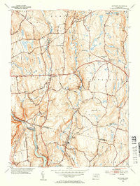 Scotland Connecticut Historical topographic map, 1:31680 scale, 7.5 X 7.5 Minute, Year 1953