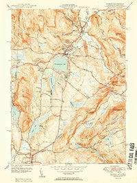 Sharon Connecticut Historical topographic map, 1:31680 scale, 7.5 X 7.5 Minute, Year 1950