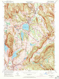 Sharon Connecticut Historical topographic map, 1:24000 scale, 7.5 X 7.5 Minute, Year 1956