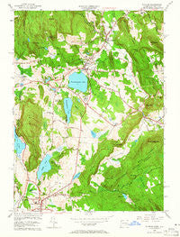 Sharon Connecticut Historical topographic map, 1:24000 scale, 7.5 X 7.5 Minute, Year 1956