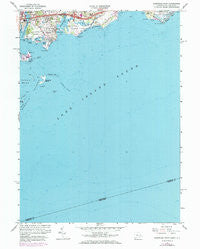 Sherwood Point Connecticut Historical topographic map, 1:24000 scale, 7.5 X 7.5 Minute, Year 1960