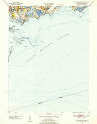 Sherwood Point Connecticut Historical topographic map, 1:31680 scale, 7.5 X 7.5 Minute, Year 1951