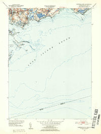 Sherwood Point Connecticut Historical topographic map, 1:31680 scale, 7.5 X 7.5 Minute, Year 1951