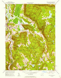 South Canaan Connecticut Historical topographic map, 1:24000 scale, 7.5 X 7.5 Minute, Year 1956