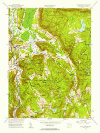 South Canaan Connecticut Historical topographic map, 1:31680 scale, 7.5 X 7.5 Minute, Year 1956