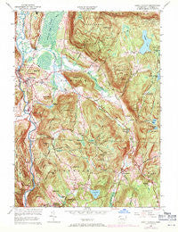 South Canaan Connecticut Historical topographic map, 1:24000 scale, 7.5 X 7.5 Minute, Year 1956