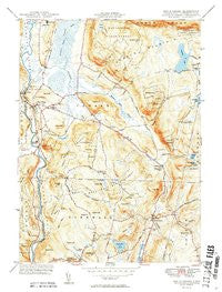 South Canaan Connecticut Historical topographic map, 1:31680 scale, 7.5 X 7.5 Minute, Year 1950