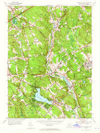 South Coventry Connecticut Historical topographic map, 1:24000 scale, 7.5 X 7.5 Minute, Year 1953