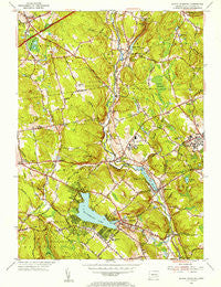 South Coventry Connecticut Historical topographic map, 1:31680 scale, 7.5 X 7.5 Minute, Year 1953