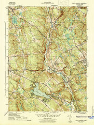 South Coventry Connecticut Historical topographic map, 1:31680 scale, 7.5 X 7.5 Minute, Year 1944