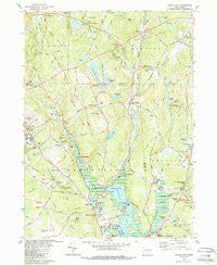 Spring Hill Connecticut Historical topographic map, 1:24000 scale, 7.5 X 7.5 Minute, Year 1983