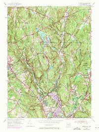 Spring Hill Connecticut Historical topographic map, 1:24000 scale, 7.5 X 7.5 Minute, Year 1953