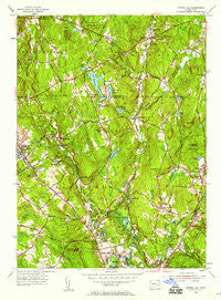 Spring Hill Connecticut Historical topographic map, 1:24000 scale, 7.5 X 7.5 Minute, Year 1953