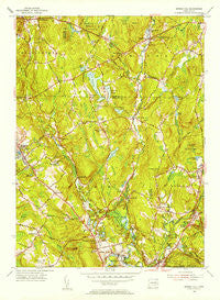 Spring Hill Connecticut Historical topographic map, 1:31680 scale, 7.5 X 7.5 Minute, Year 1953