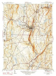 Stafford Springs Connecticut Historical topographic map, 1:31680 scale, 7.5 X 7.5 Minute, Year 1946