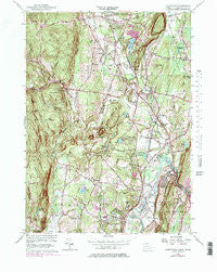 Tariffville Connecticut Historical topographic map, 1:24000 scale, 7.5 X 7.5 Minute, Year 1956