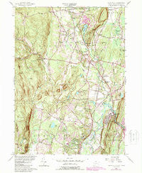 Tariffville Connecticut Historical topographic map, 1:24000 scale, 7.5 X 7.5 Minute, Year 1956