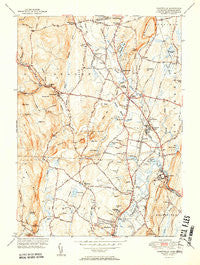 Tariffville Connecticut Historical topographic map, 1:31680 scale, 7.5 X 7.5 Minute, Year 1951