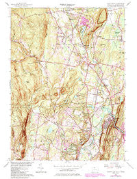 Tariffville Connecticut Historical topographic map, 1:24000 scale, 7.5 X 7.5 Minute, Year 1956